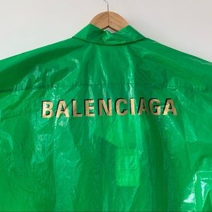 Balenciaga Women’s Green Plastic Bin Shirt